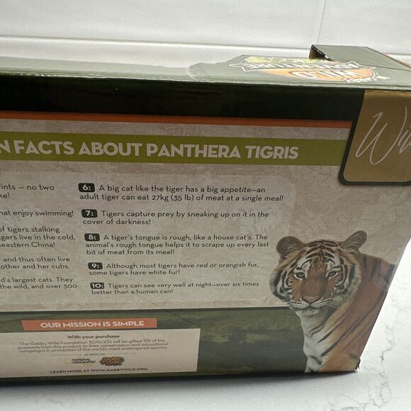Dr Gabby Safari Adventure Tiger 2 Piece Toy Set Panthera Tigris - Picture 12 of 13